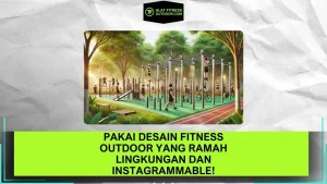 Pakai Desain Fitness Outdoor yang Ramah Lingkungan dan Instagrammable!